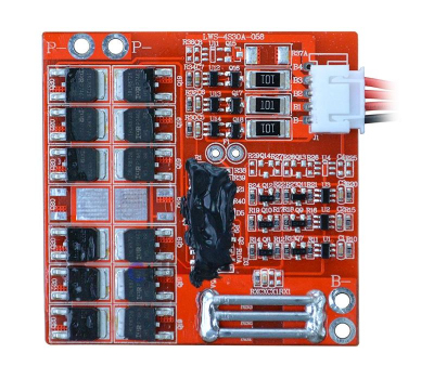 Плата контроля Li-ion 3S 11.1V 25A BMS-Li3-HB-411