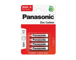 Батарейка солевая PANASONIC zinc carbon R03 BL-4