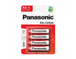 Батарейка солевая PANASONIC zinc carbon R06 BL-4