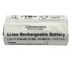 Li-ion Rechargeable Battery 2INR19/66   7.2V  3130mAh