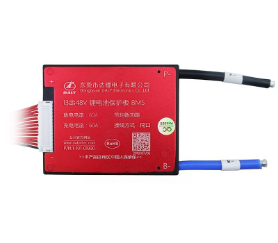 Плата контроля Li-ion 13S 48V 60A BMS-Li13-IP-319