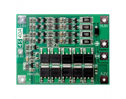 Плата контроля Li-ion 4S 14.8V 40A BMS-Li3-HB-413