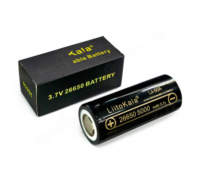 Аккумулятор LiitoKala Lii-50A  26650 3.7V 5000mAh