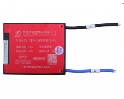 Плата контроля BMS LiFePO4 12S 38.4V 25A