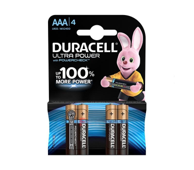 Батарейка алкалиновая DURACELL Ultra Power  LR03 BL-4