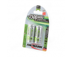 Аккумулятор ANSMANN maxE С/HR14  2500mAh BL-2