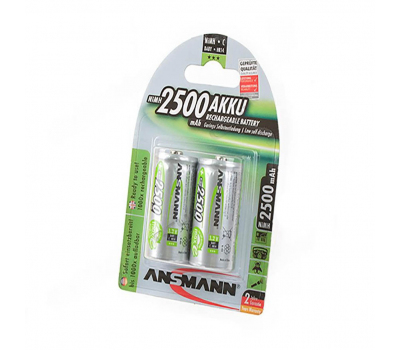 Аккумулятор ANSMANN maxE С/HR14  2500mAh BL-2