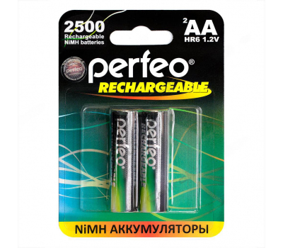 Аккумулятор Perfeo AA 2500mAh BL-2