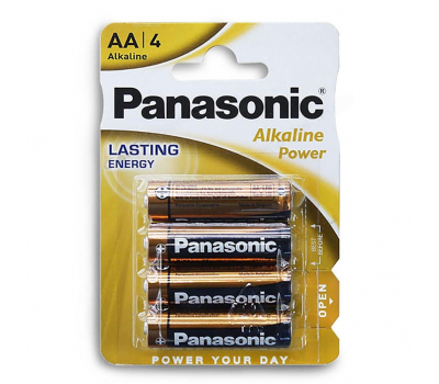 Батарейка алкалиновая PANASONIC Alkaline Power LR6 BL-4