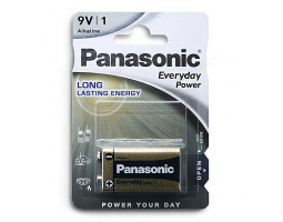 Батарейка алкалиновая PANASONIC Everyday Power 6LR61 BL-1