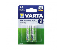 Аккумулятор VARTA RECHARGE ACCU Phone HR6 NiMH 1600mAh BL-2