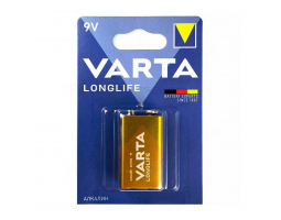 Батарейка алкалиновая VARTA Long Life 4122 6LR61 BL-1