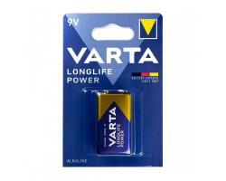 Батарейка алкалиновая VARTA Longlife Power 4922 6LR61 BL-1