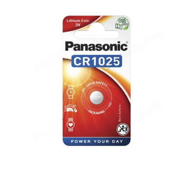 Батарейка литиевая PANASONIC CR1025 BL-1