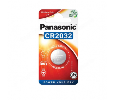 Батарейка литиевая PANASONIC CR2032 BL-1