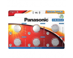 Батарейка литиевая PANASONIC CR2032 BL-6