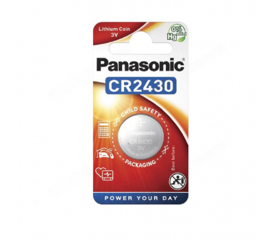 Батарейка литиевая PANASONIC CR2430 BL-1