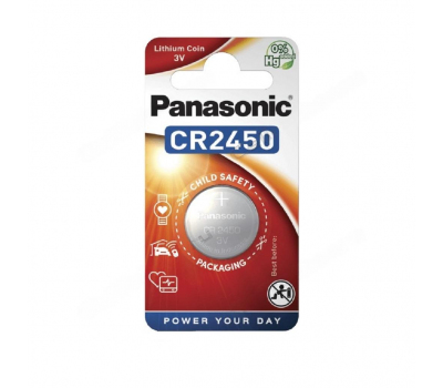 Батарейка литиевая PANASONIC CR2450 BL-1