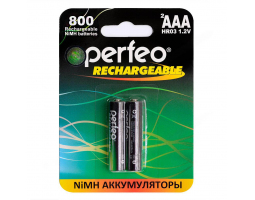 Аккумулятор Perfeo AAA 800mAh BL-2