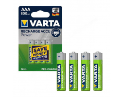 Аккумулятор VARTA RECHARGE ACCU Power HR03 NiMH 800mAh  BL-4