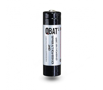 Аккумулятор QBAT ICR14500-PCM 3.7V 800mAh