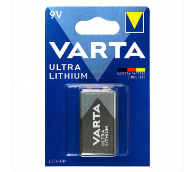 Батарейка для фото VARTA Ultra Lithium CR-V9 (6122) BL-1