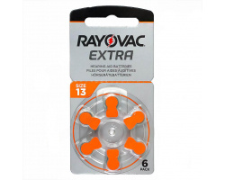 Батарейка Rayovac Extra ZA13 BL-6