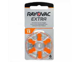 Батарейка Rayovac Extra ZA13 BL-6