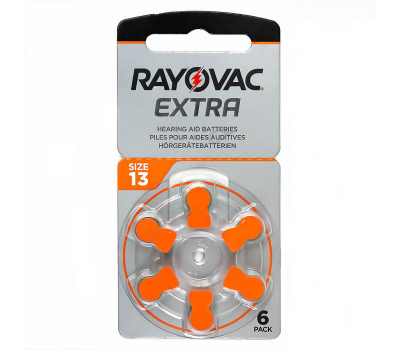 Батарейка Rayovac Extra ZA13 BL-6