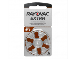 Батарейка Rayovac Extra ZA312 BL-6