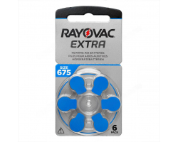 Батарейка Rayovac Extra ZA675 BL-6