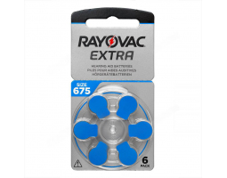 Батарейка Rayovac Extra ZA675 BL-6