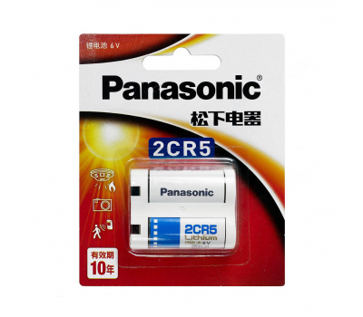 Батарейка для фото PANASONIC Lithium 2CR5 BL-1 (China)