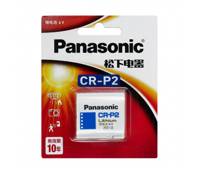 Батарейка для фото PANASONIC Lithium CR-P2 BL-1 (China)