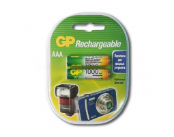 Аккумулятор GP 100AAAHC-2CR2 AAA/HR03 1000mAh BL-2