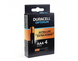 Батарейка алкалиновая DURACELL OPTIMUM LR03 BL-4