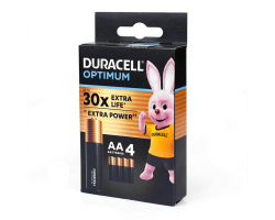 Батарейка алкалиновая DURACELL OPTIMUM LR6 BL-4