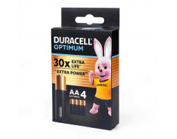 Батарейка алкалиновая DURACELL OPTIMUM LR6 BL-4