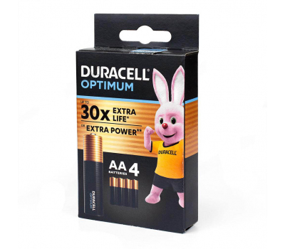 Батарейка алкалиновая DURACELL OPTIMUM LR6 BL-4