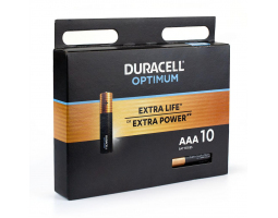 Батарейка алкалиновая DURACELL OPTIMUM LR03 BL- 10