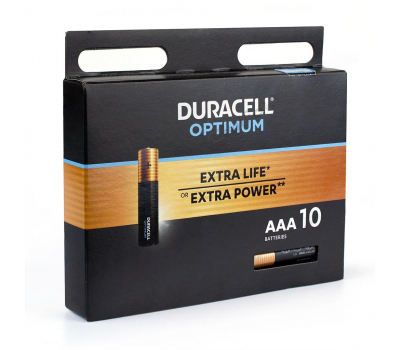 Батарейка алкалиновая DURACELL OPTIMUM LR03 BL- 10