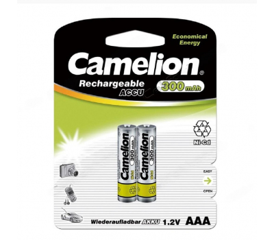 Аккумулятор Camelion AAA Ni-Cd 300mAh BL-2