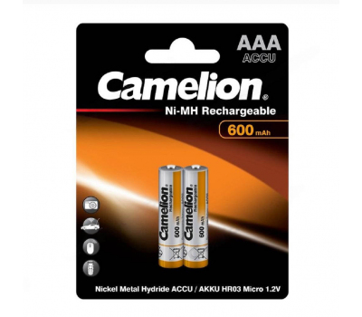 Аккумулятор Camelion HR03 600mAh BL-2