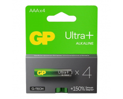 Батарейка алкалиновая GP ULTRA PLUS LR03 BL-4