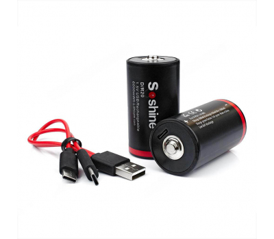 Аккумулятор SOSHINE Li-ion D 1.5V 4000mAh BOX-2