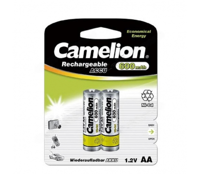 Аккумулятор Camelion AA Ni-Cd 600mAh BL-2