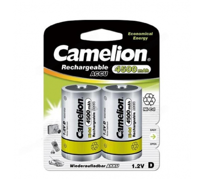 Аккумулятор Camelion D Ni-Cd 4500mAh BL-2