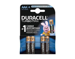 Батарейка алкалиновая DURACELL Turbo Max LR03 BL-4