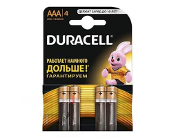 Батарейка алкалиновая DURACELL LR03 BL-4