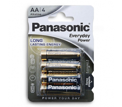 Батарея аккумуляторов PANASONIC Everyday Power LR6 BL-4